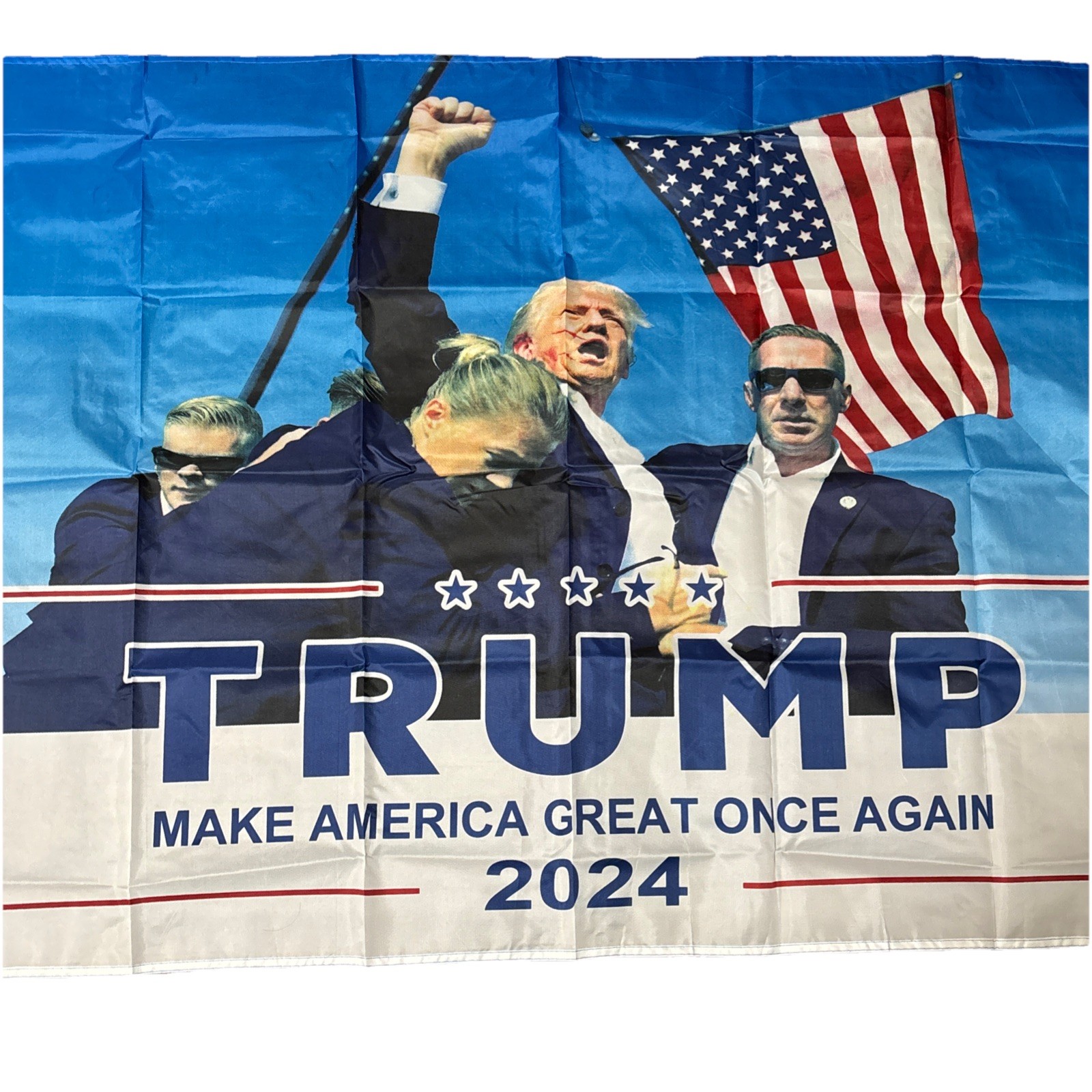 Donald Trump 2024 3’x5’ Flag ✅ Make America Great Once Again✅ Wall Art Man Cave