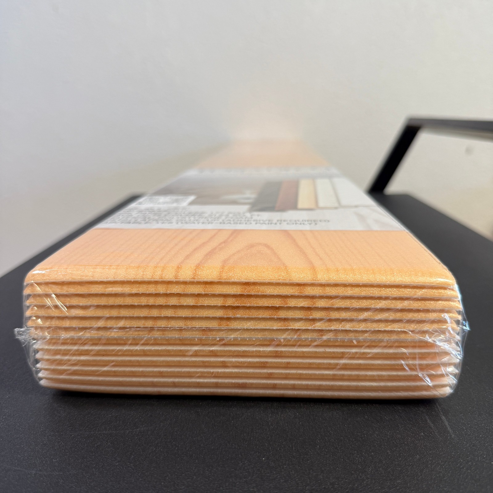 DIY Styrofoam Ceiling planks/Panels Pine – Glue up on popcorn. Pack of 120 pcs