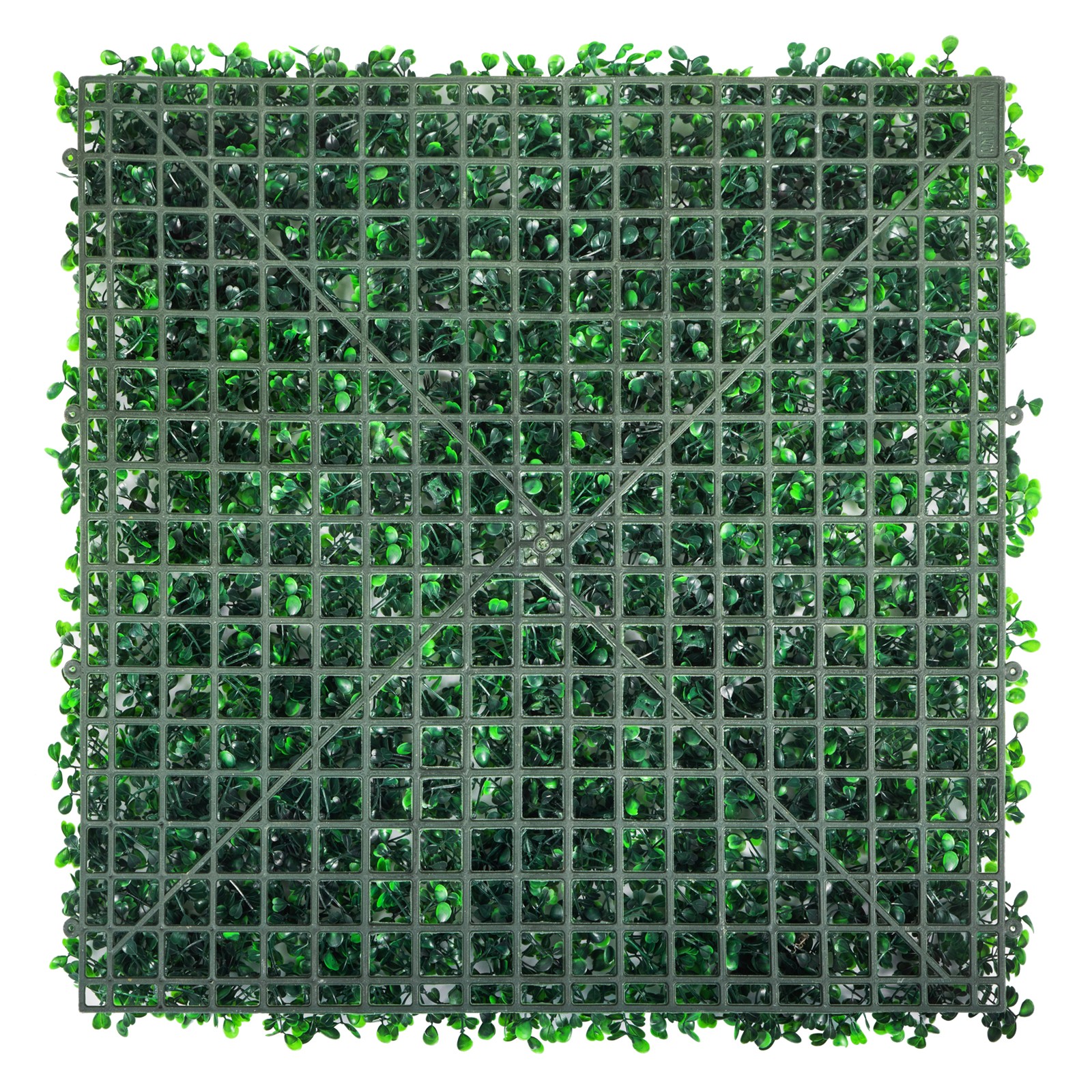 12pcs 20×20″ Artificial Boxwood Wall Hedge Mat Plant Panels Outdoor Grass Fence