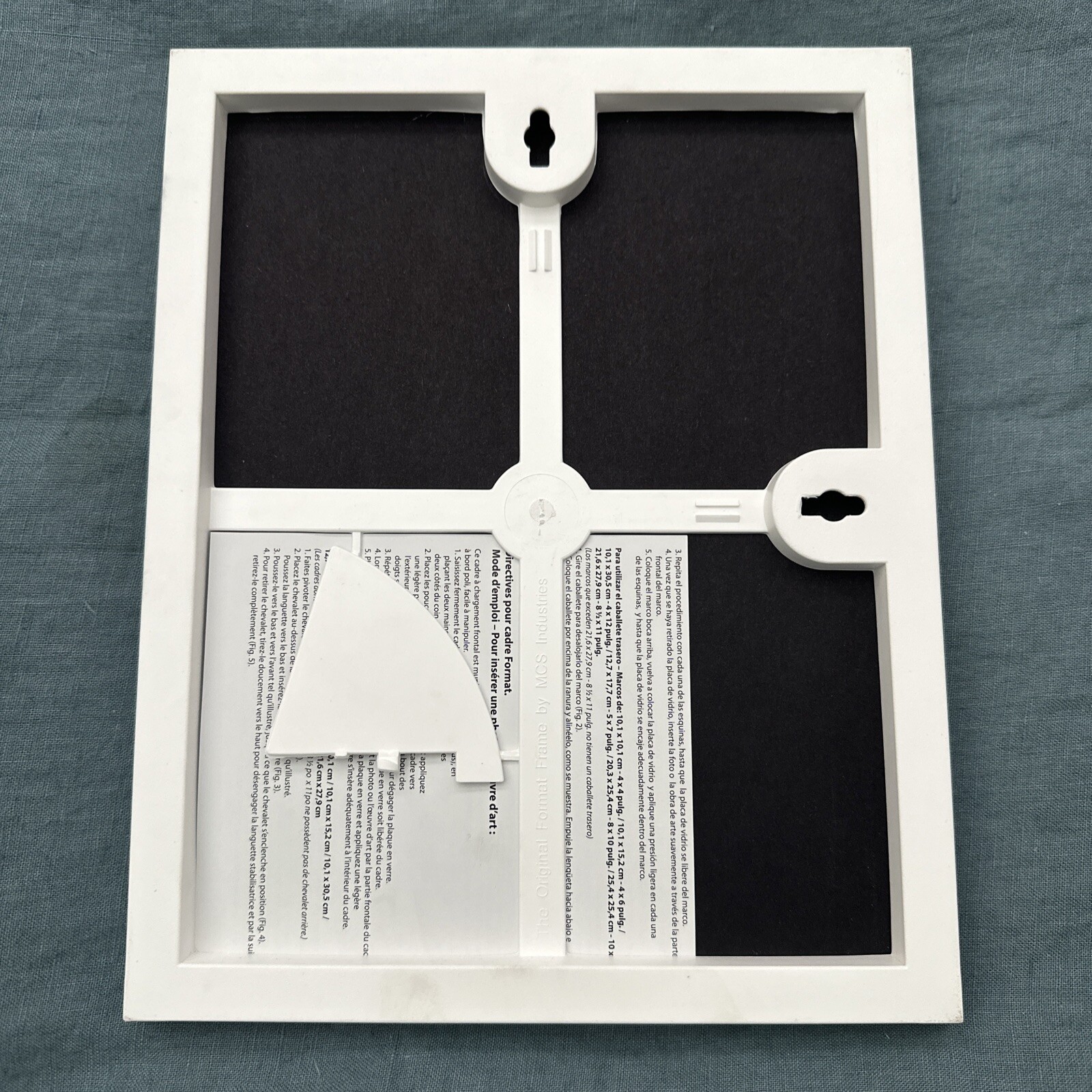 Mainstays 8X10 Format Frame by MCS Industries With Easel Back Photo, Artwork, ID