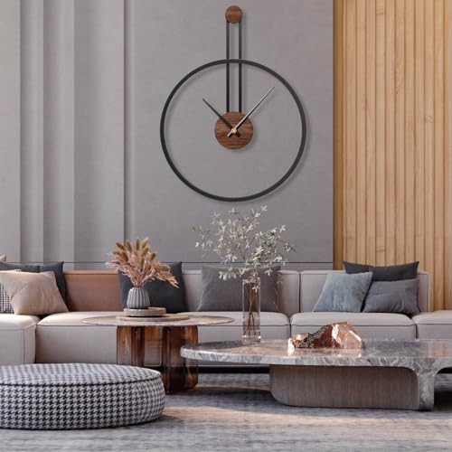 24.4×18 Inch Large Modern Metal Farmhouse Oversized 24.4×18 inch Black