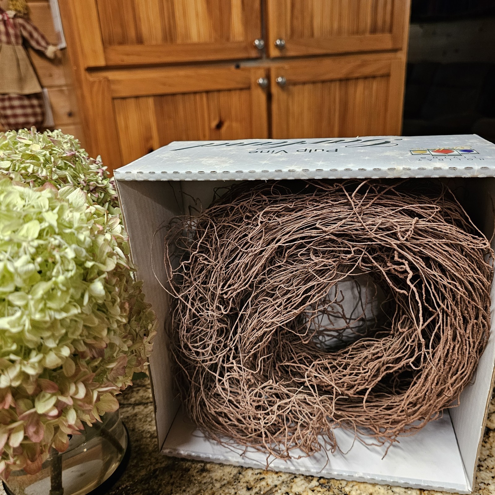 Natural Grapevine Rustic Garland Wreath Pulp Vine Holiday Living DIY Crafts 6 FT