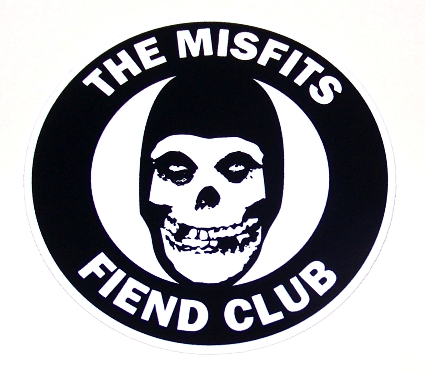 The MISFITS – Logo LARGE Die Cut Sticker Decal Punk Rock Ghost Danzig Fiend Club