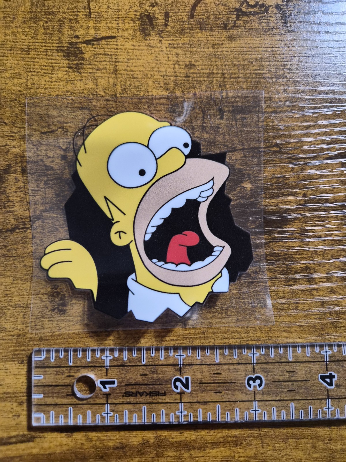 HOMER SIMPSONS The Simpsons High Quality UV DTF Decal Sticker waterproof USA