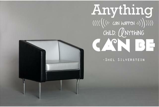Home Bedroom Shel Silverstein Vinyl Wall Decal – Inspirational Quotes 20″x20″