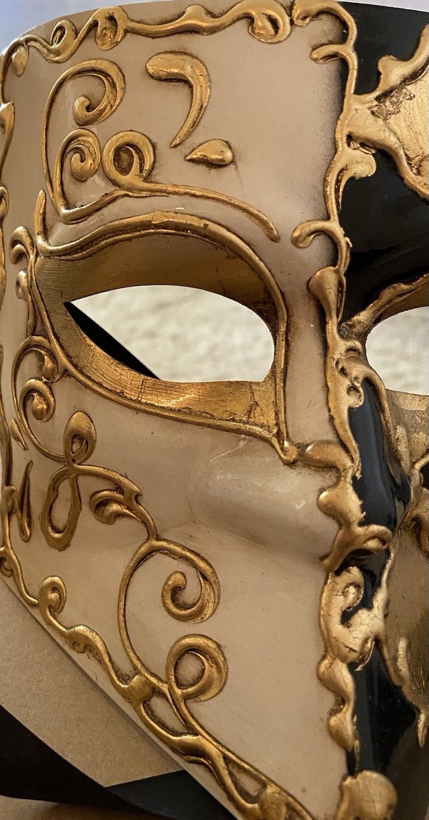 BUATA MAN BLACK/GOLD Made In Italy Signed By Artist & Wax Stamped Amazing Detail