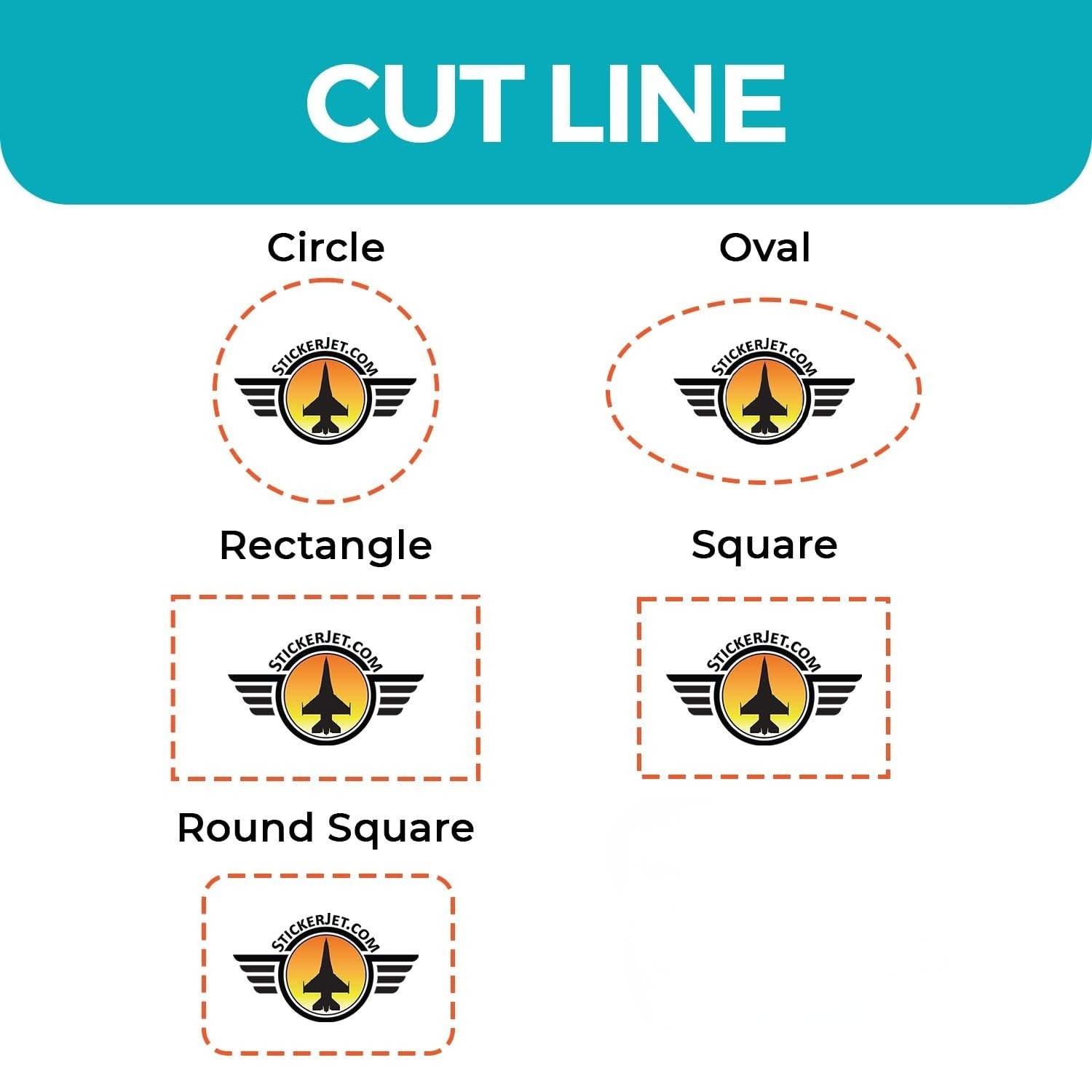 Your Logo Here Custom Vinyl Stickers – Waterproof Personalized Labels for Busine