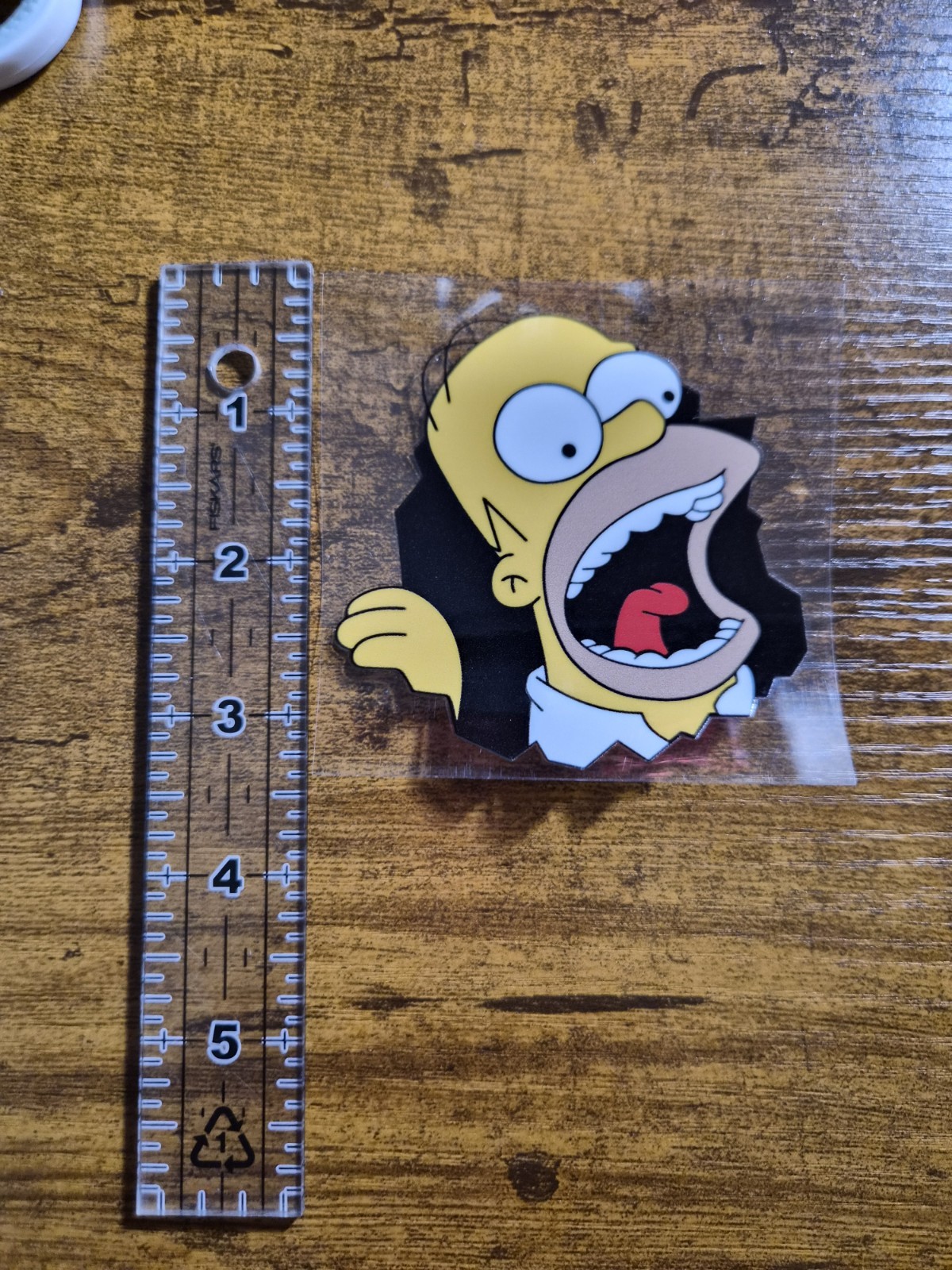 HOMER SIMPSONS The Simpsons High Quality UV DTF Decal Sticker waterproof USA