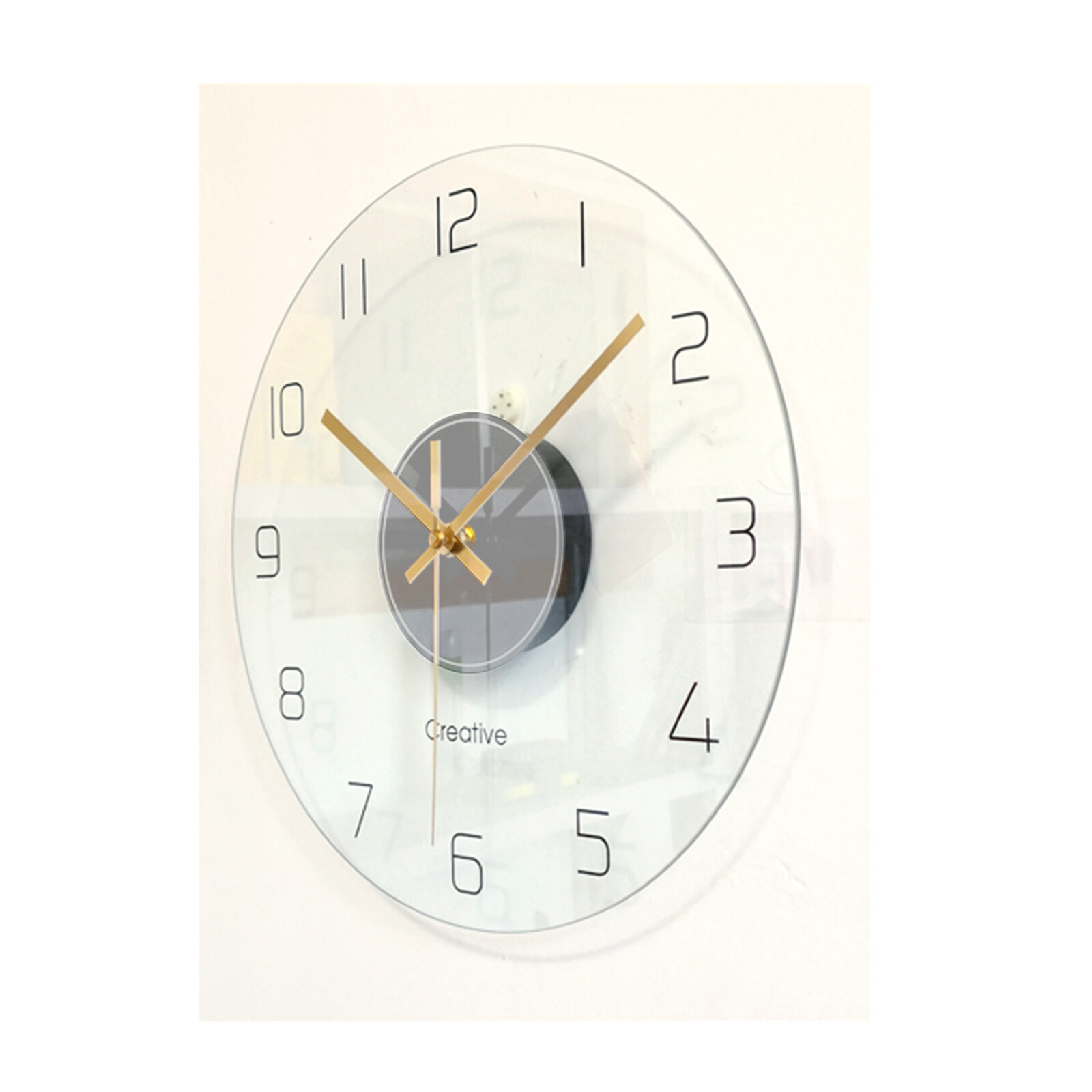 30cm Ultra Thin Design Wall Clock Large Modern Home Office Round Wall Clock