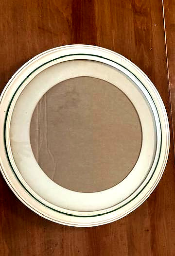 Large Round Vintage Picture Frame 18″ Frame, Matting,Glass 2 available