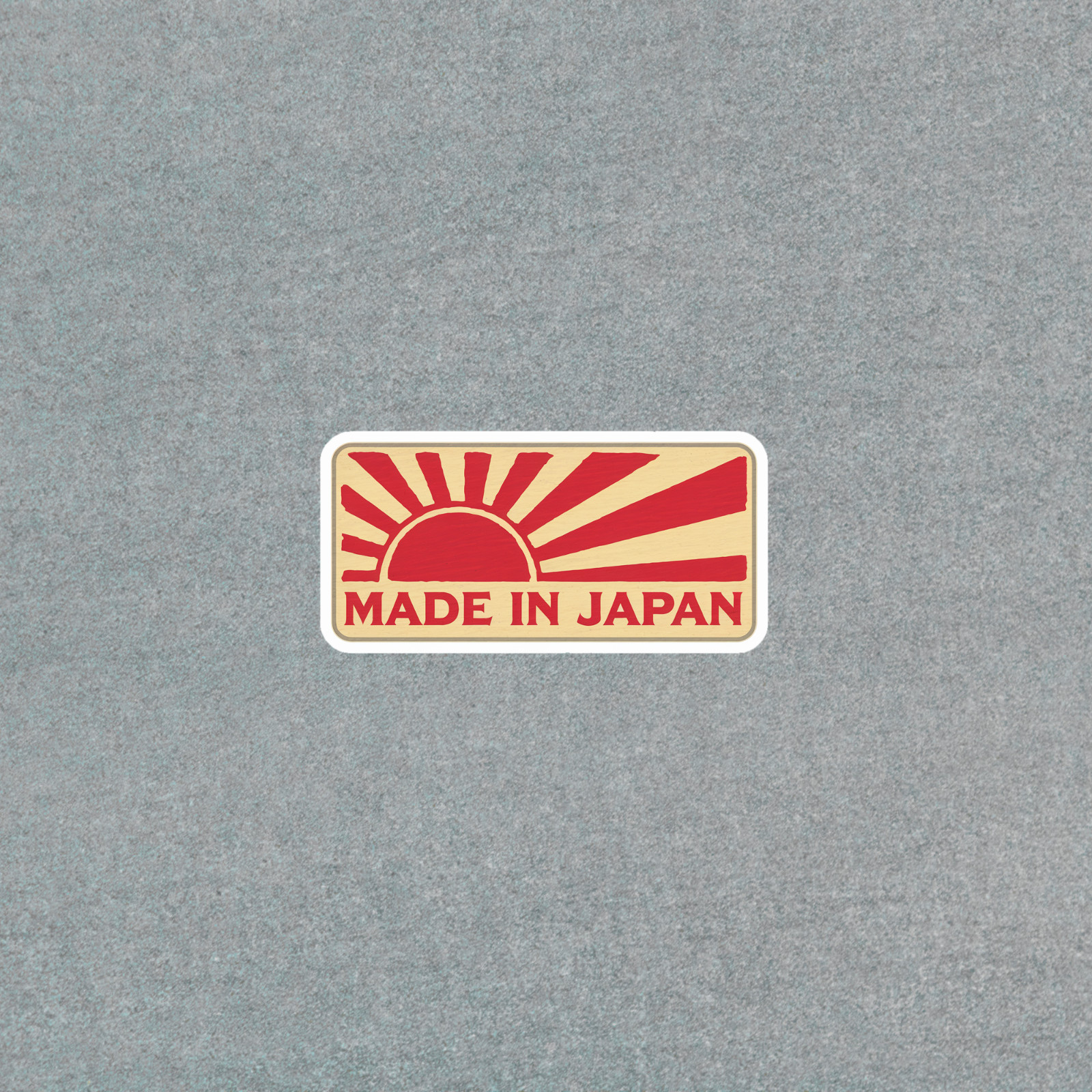 Made in Japan Sticker – Retro Rising Sun Flag Decal for JDM Car Enthusiasts #461