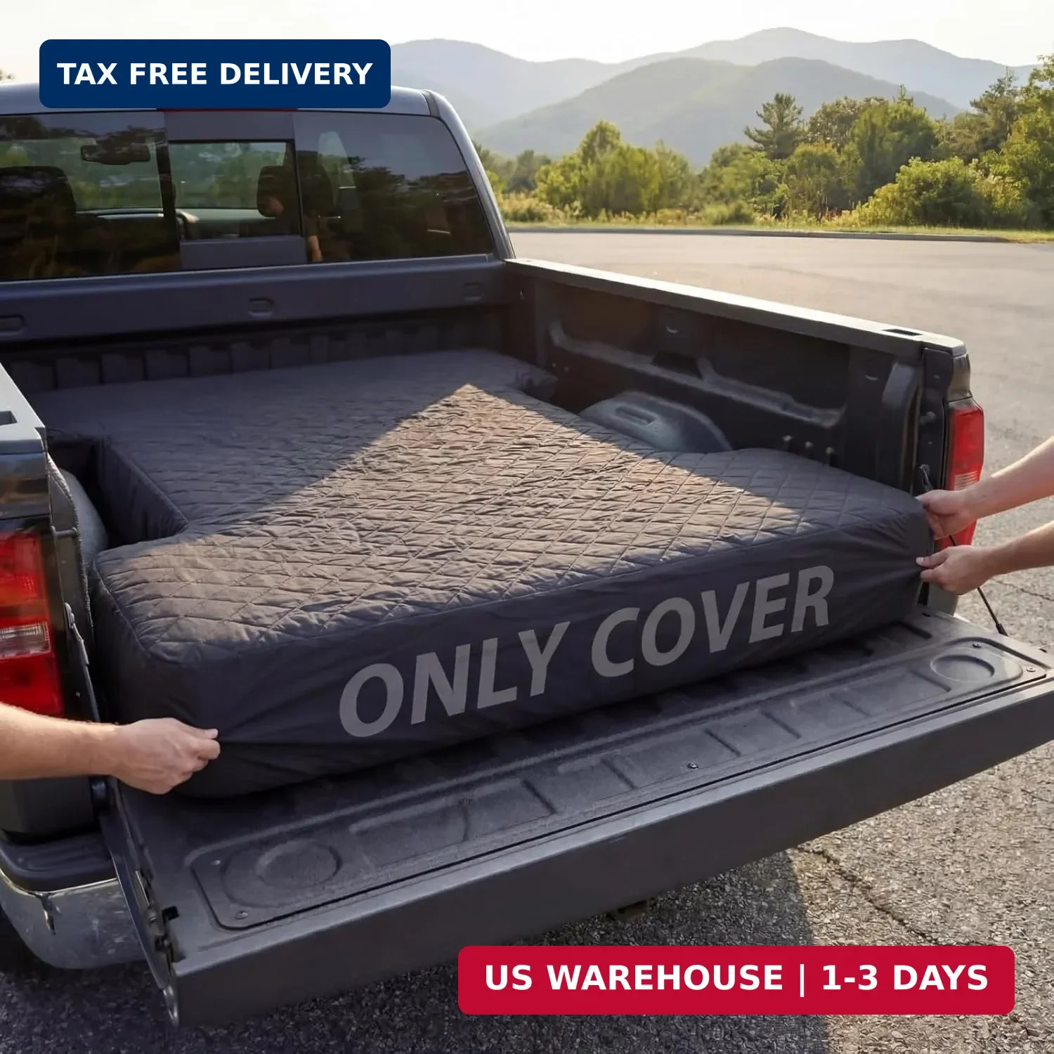 Truck Bed Air Mattress Sheet for 5.5 to 5.8 ft Full Size Pickup Trucks Waterproo