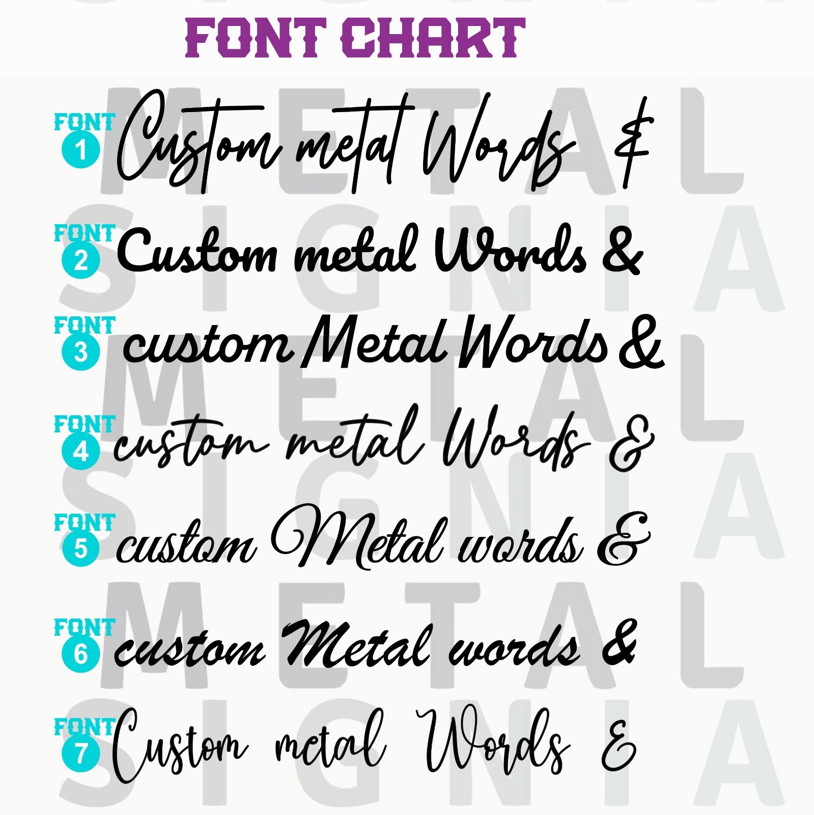 Custom Metal Word Sign,Personalized Name or Text, Wall Decor & Housewarming Gift