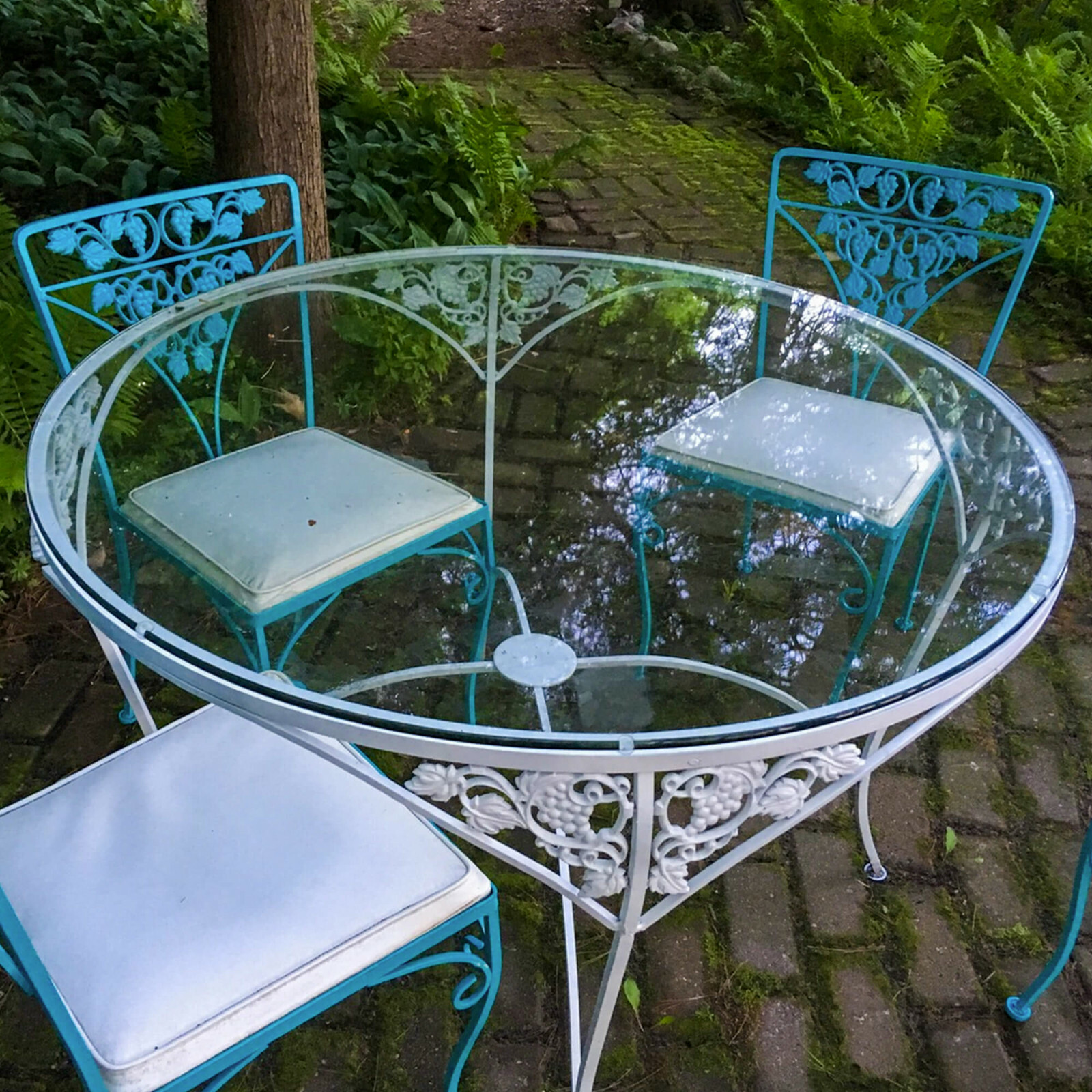 Round Glass Table Top 48″ Beveled Polished Edge 1/4″ Thick Tempered Glass