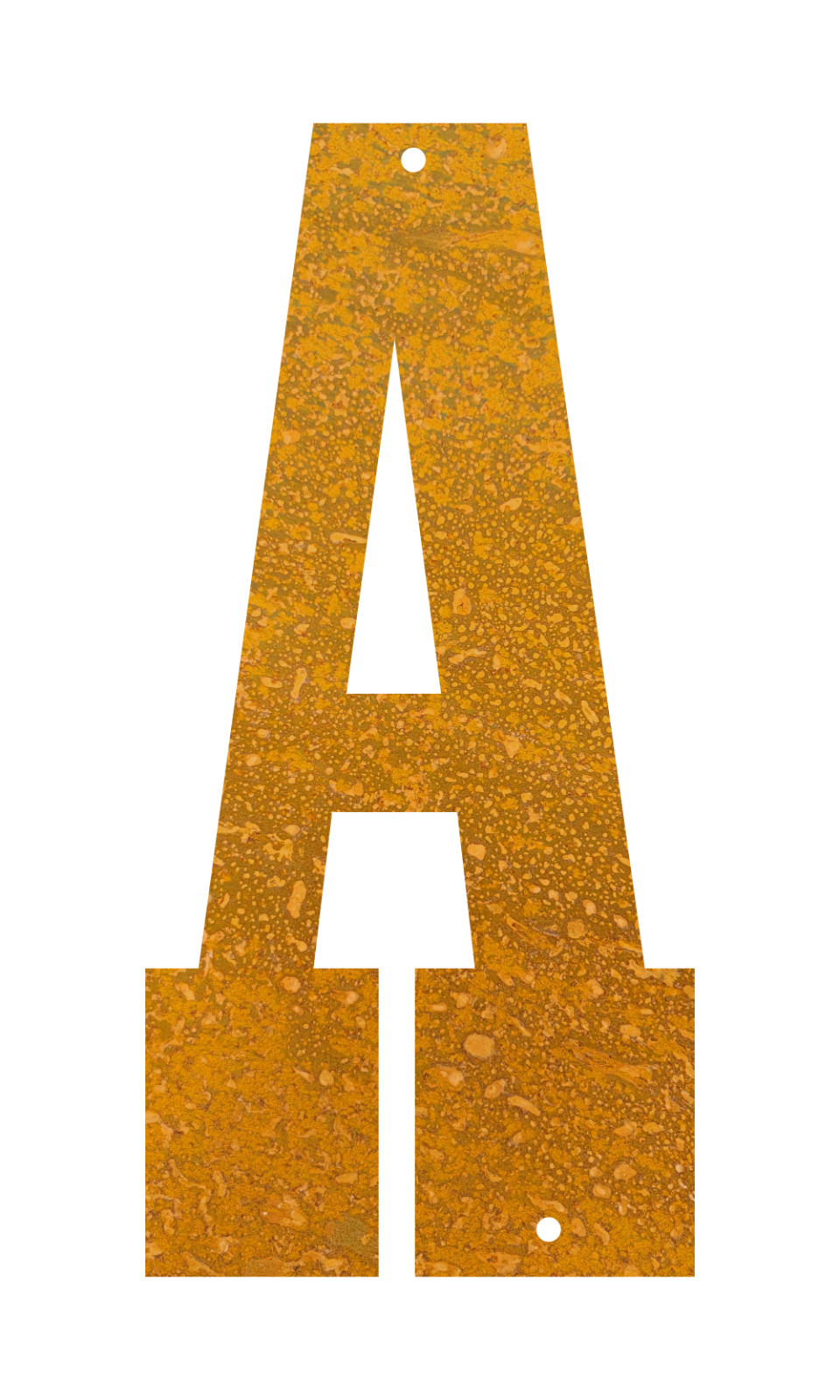 Western Barn Steel Metal Letters & Numbers – 6inch Modern Antique Rustic Décor