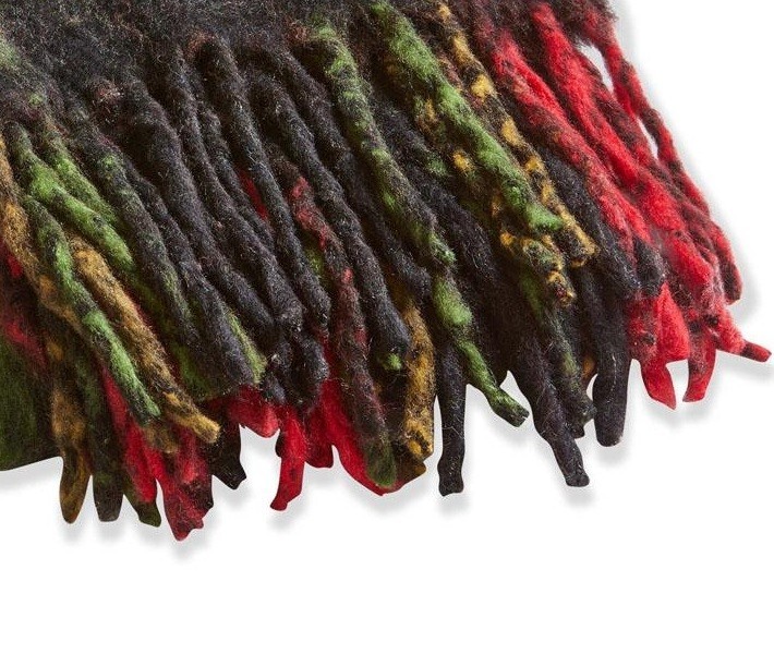 TAG Throw, Wooly Plaid with Fringe (G20361)