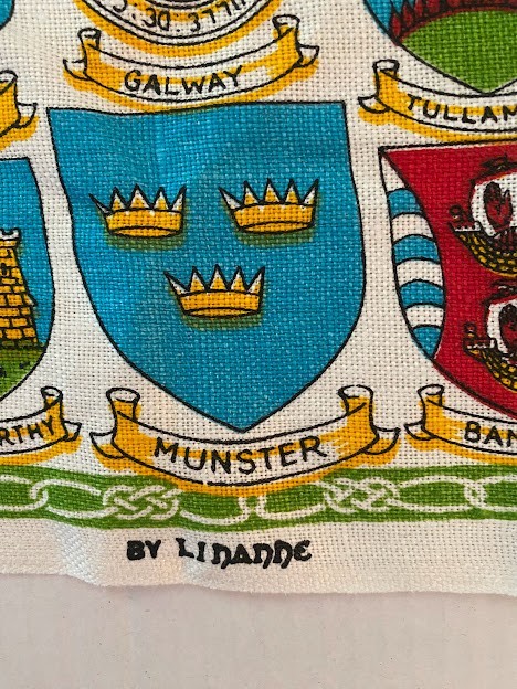 Ireland Wall Hanging, Made by Linanne, Coat of Arms