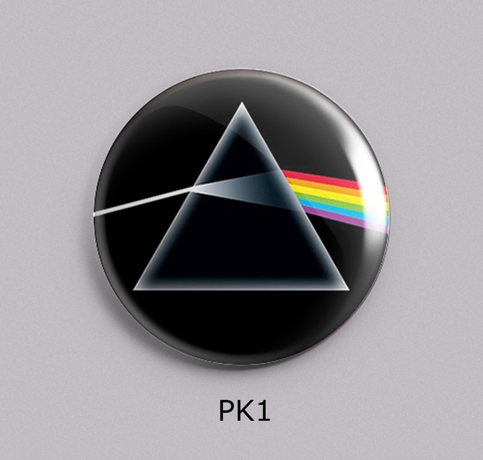 Pink Floyd – Pin, Badge, Button -1.25″ in diameter- Dark Side of the Moon