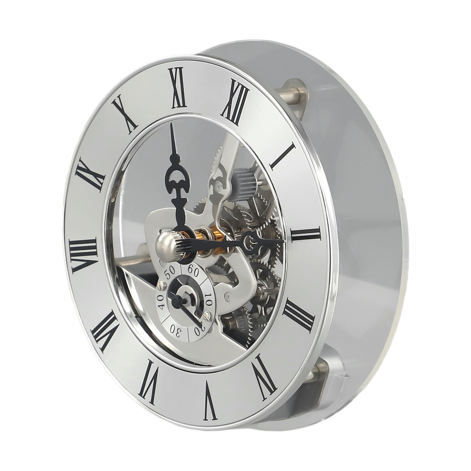 9) DIY Clock Repair Kit 86mm Roman Numeral Clock Insert Quartz Movement