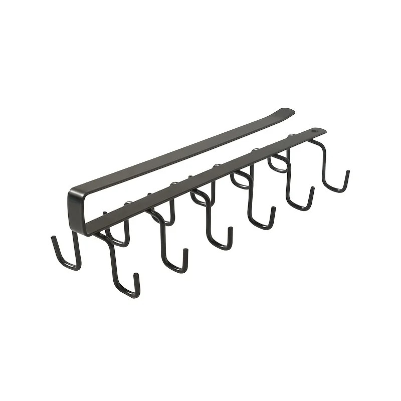 1PC Under Shelf Mug Holder Rack Kitchen Cabinet Coffee Cup Storage Hooks Hanger