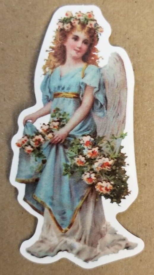 Guardian Angel Sticker Flower Garden God Catholic Christian Spiritual Religious