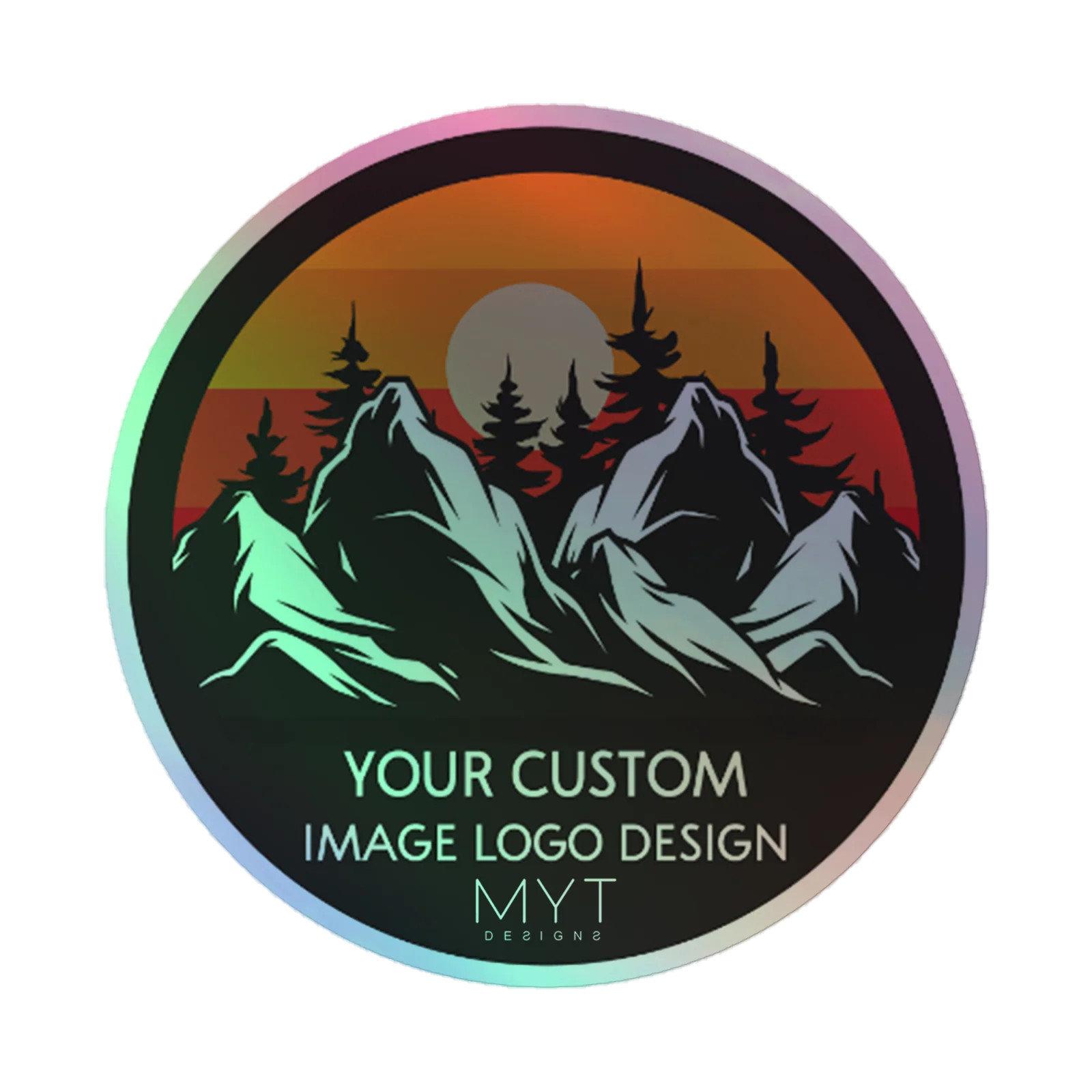 Custom Photo Holographic Stickers for QR Codes Labels and Tags – Made in the USA
