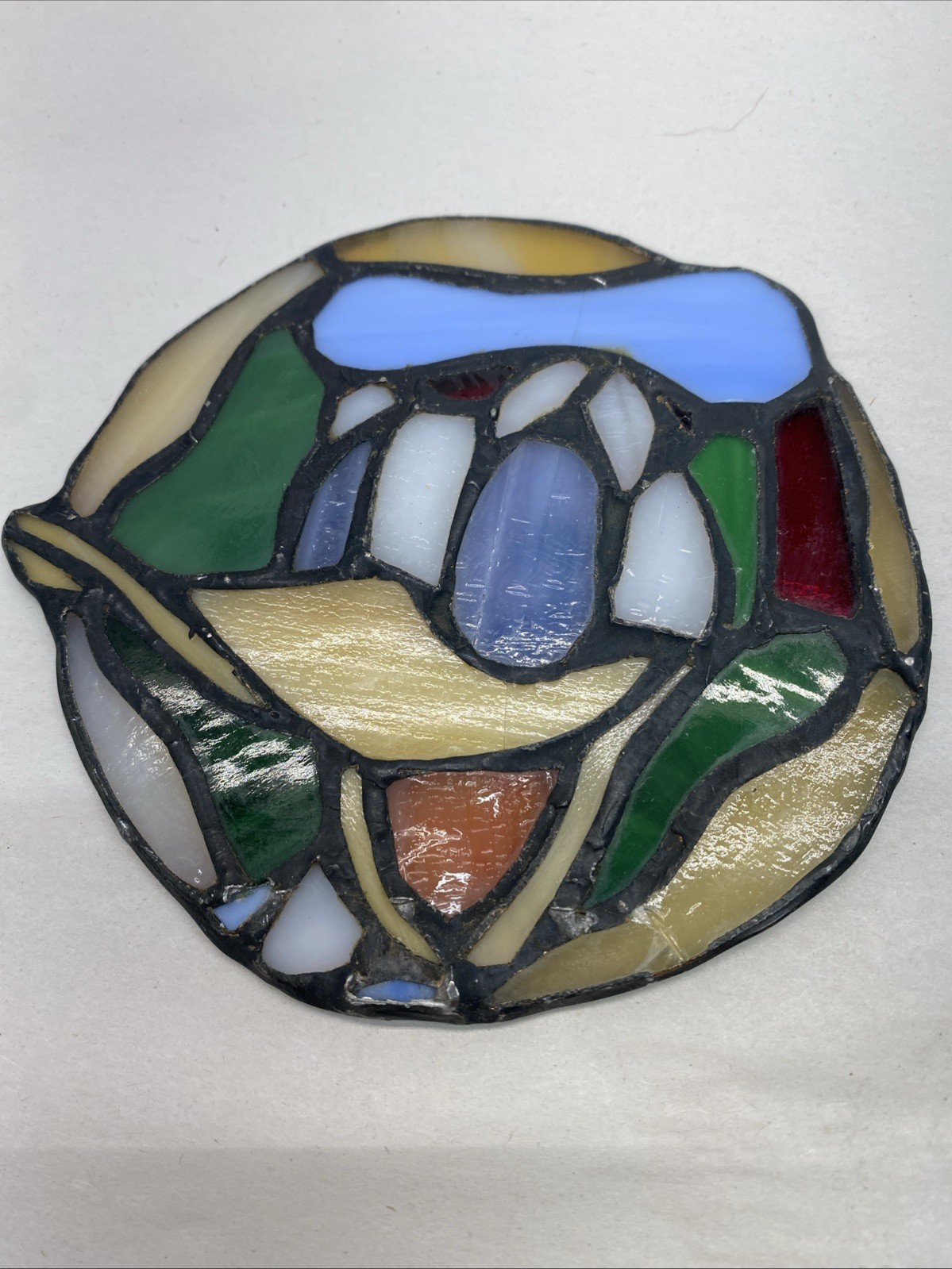 Handcrafted Suncatcher Stained Glass Of Donald Duck