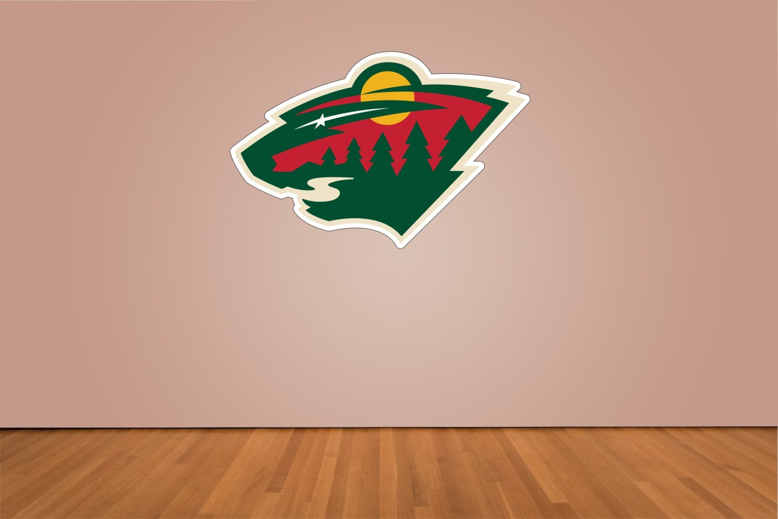 Minnesota Wild Indoor Wall Vinyl Decal Sticker 5″ – 52″