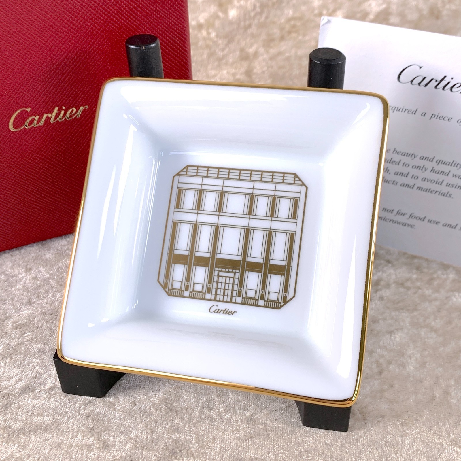 Cartier MINI Trinket Change Tray Porcelain Boutique Gift from Cartier with Box