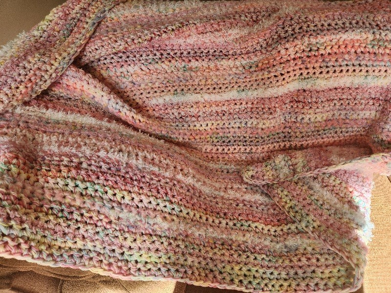 Hand Crocheted Throw Afghan Blanket – SOFA BLING