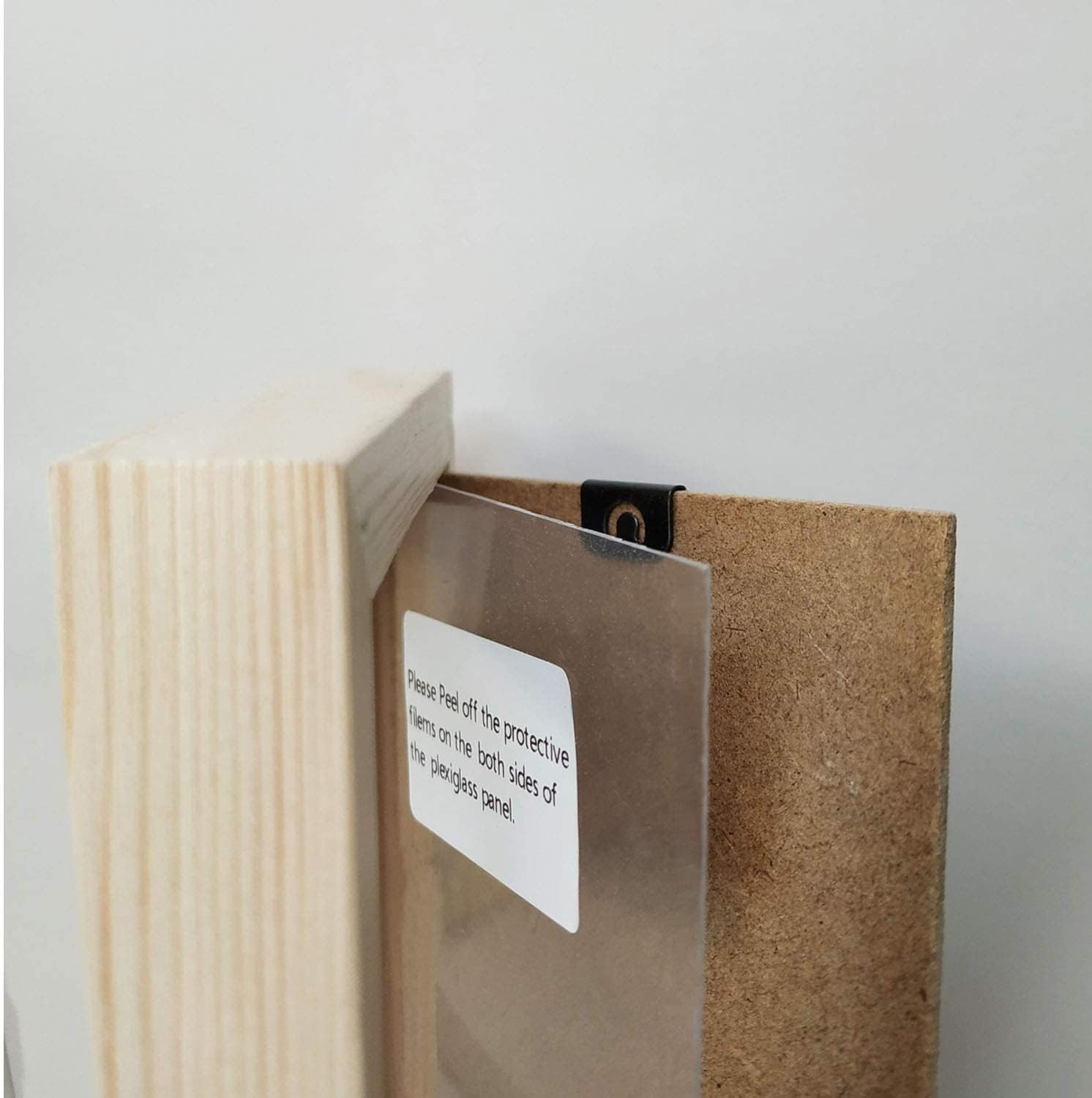 NC 6X6 Photo Frame Solid Wood Frame Square 6X6 Picture Frame.No Paint.Protection