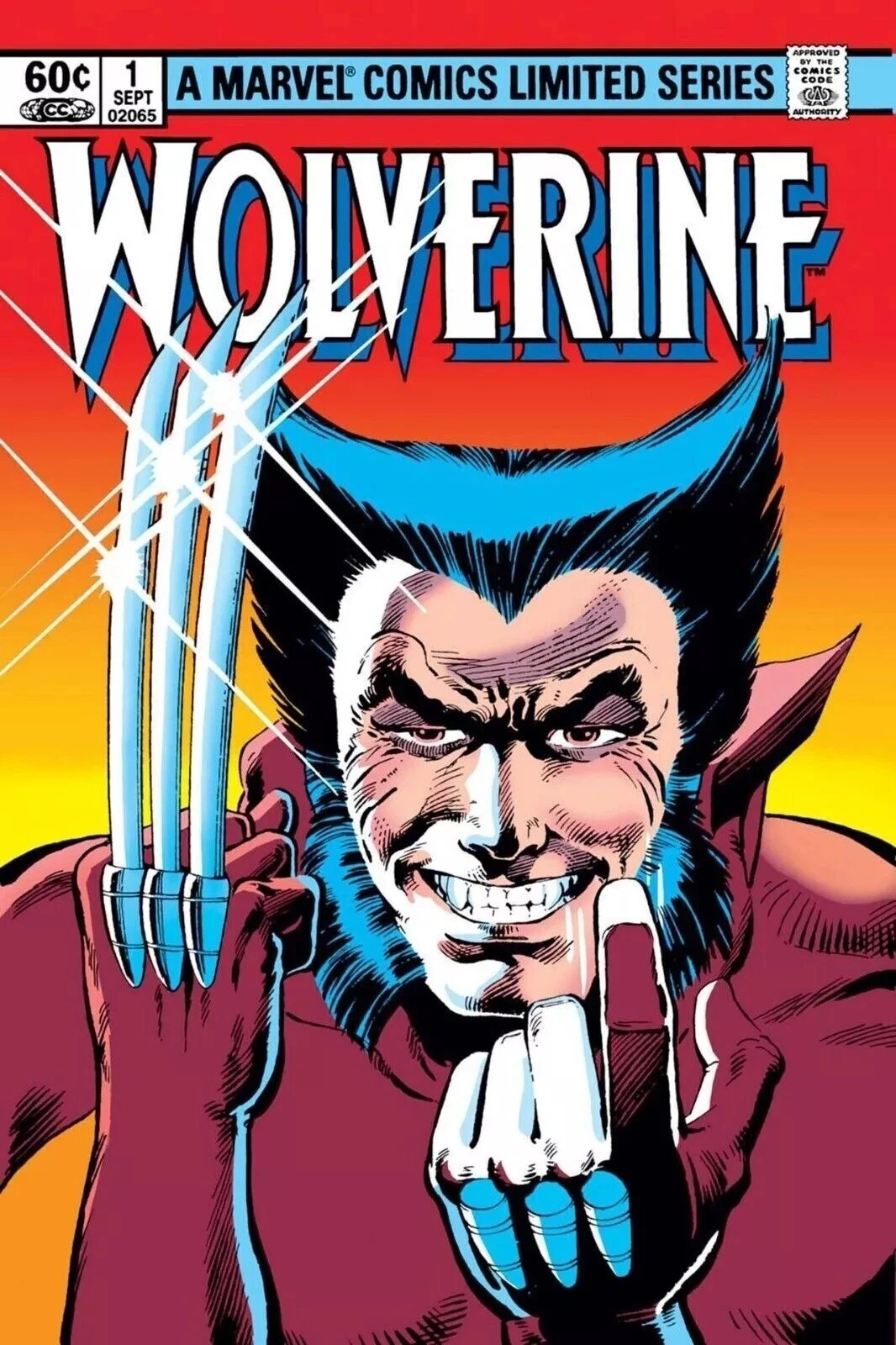 WOLVERINE MINI SERIES #1 COMIC BOOK COVER Poster print 11″x17″ home decor