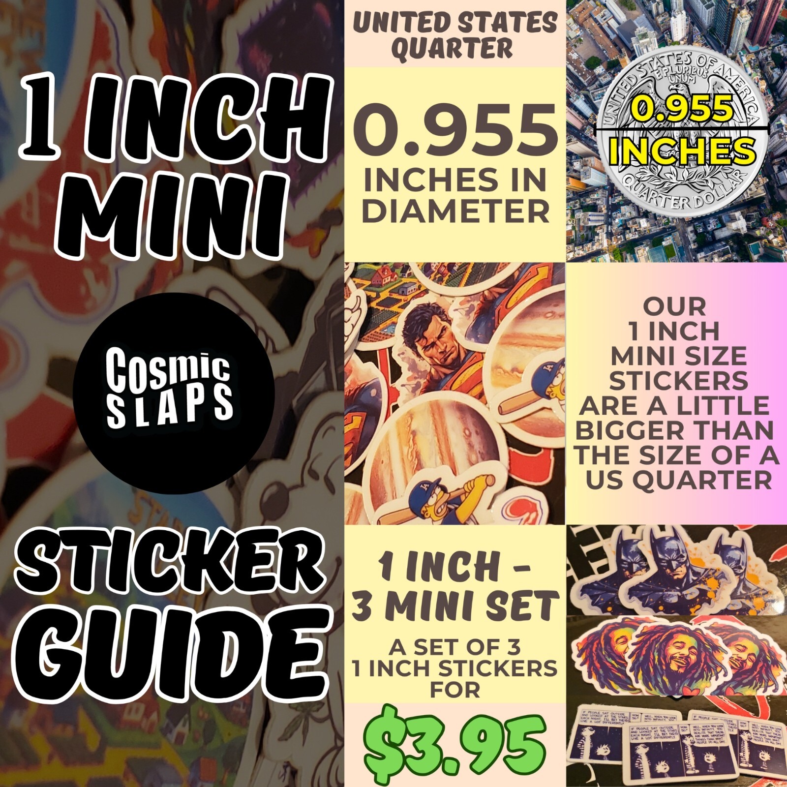 Polar Aurora Borealis Sticker: Psychedelic Pastel Waterproof Sticker