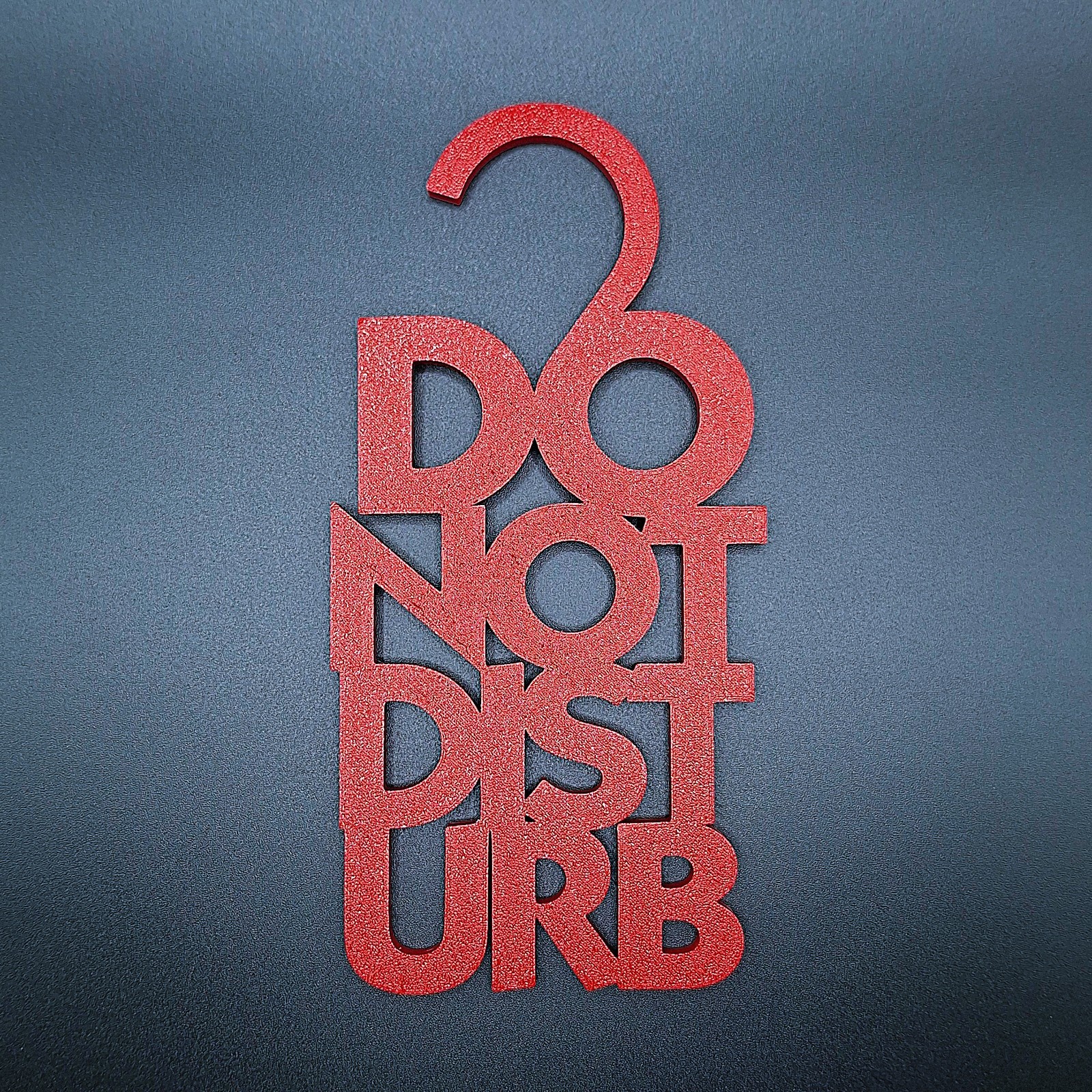Do Not Disturb Sign: Eco-Friendly Privacy Office Door Hanger, Handmade in USA