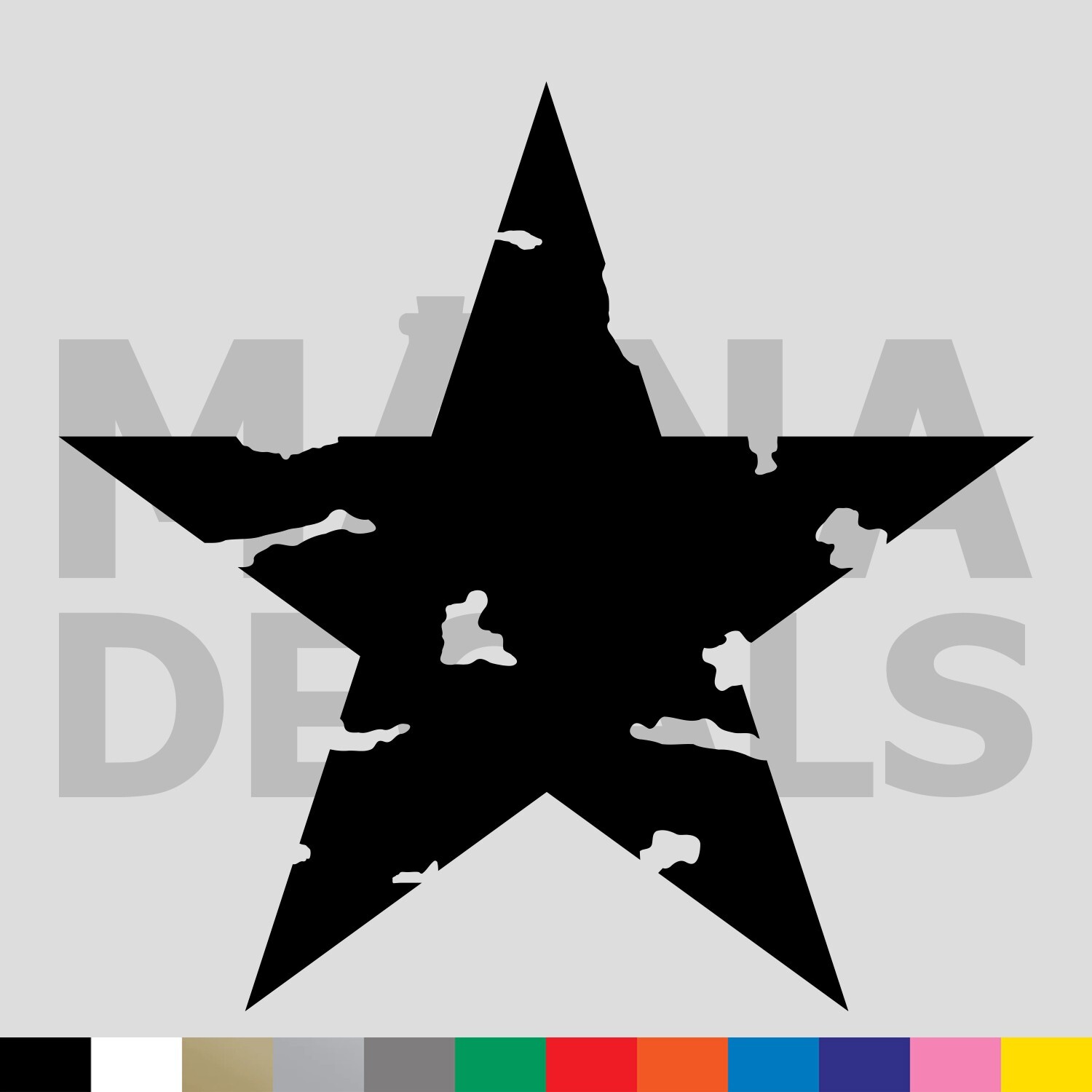 Star Distressed Vinyl Die Cut Decal Sticker – 5 Point Shape Grunge
