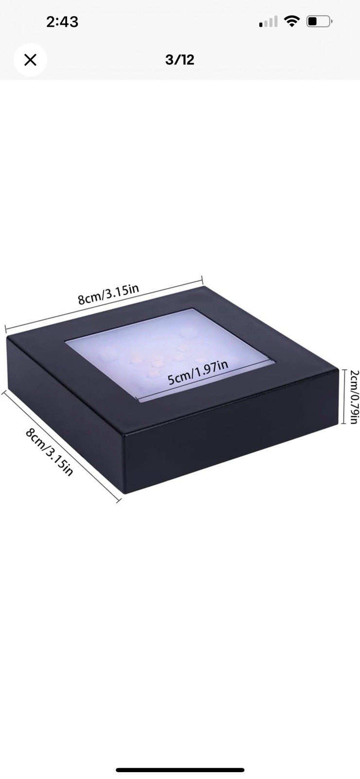 Custom 3D Crystal Photo Gift for Mom Dad Personalized FREE Light Base
