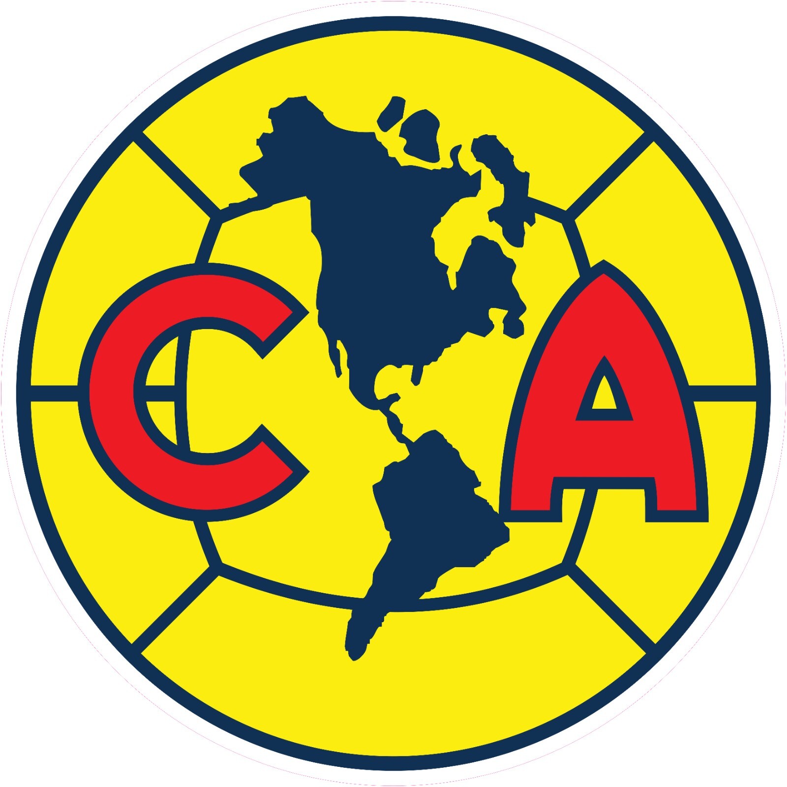 Club America Soccer Vinyl Decal Sticker Car Truck Bumper Laptop Mug Tumbler