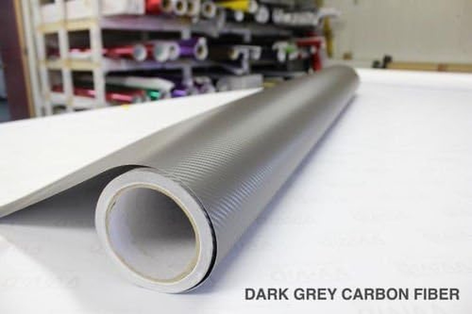 VViViD XPO Gunmetal Grey Carbon Fiber 5 Feet x 1 Foot Car Wrap Vinyl Roll wit…
