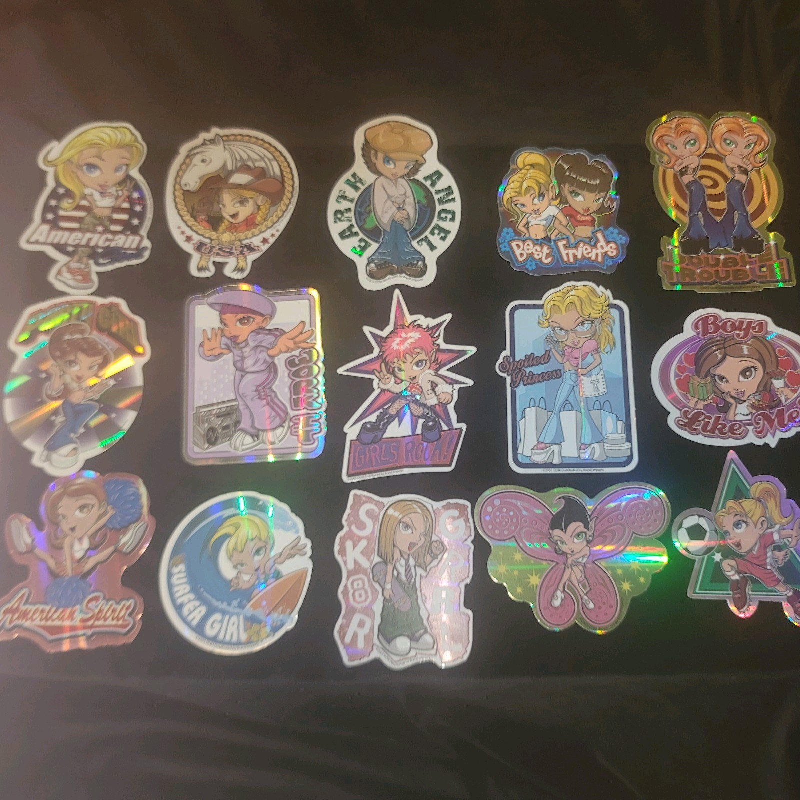 2003 Y2k Girl. ODM Brand Import Collection. vending Machine Sticker