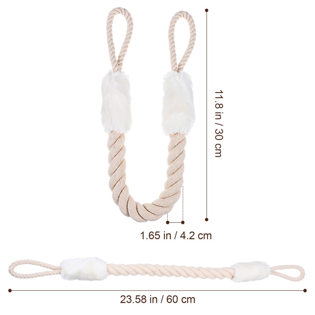 Cotton Polyester Door Strap Latch Finger Pinch Guard Door Rope for Pets