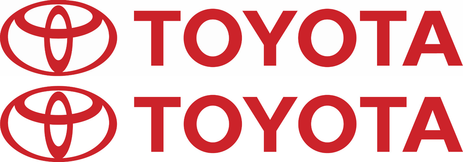 2x pack of Toyota decal Vinyl jdm race car/truck/van Car pick your color