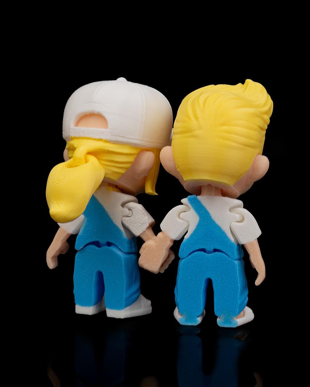 Custom Avatar – Custom Mini Me 3D Printed Avatar – Personalized Figurine Based