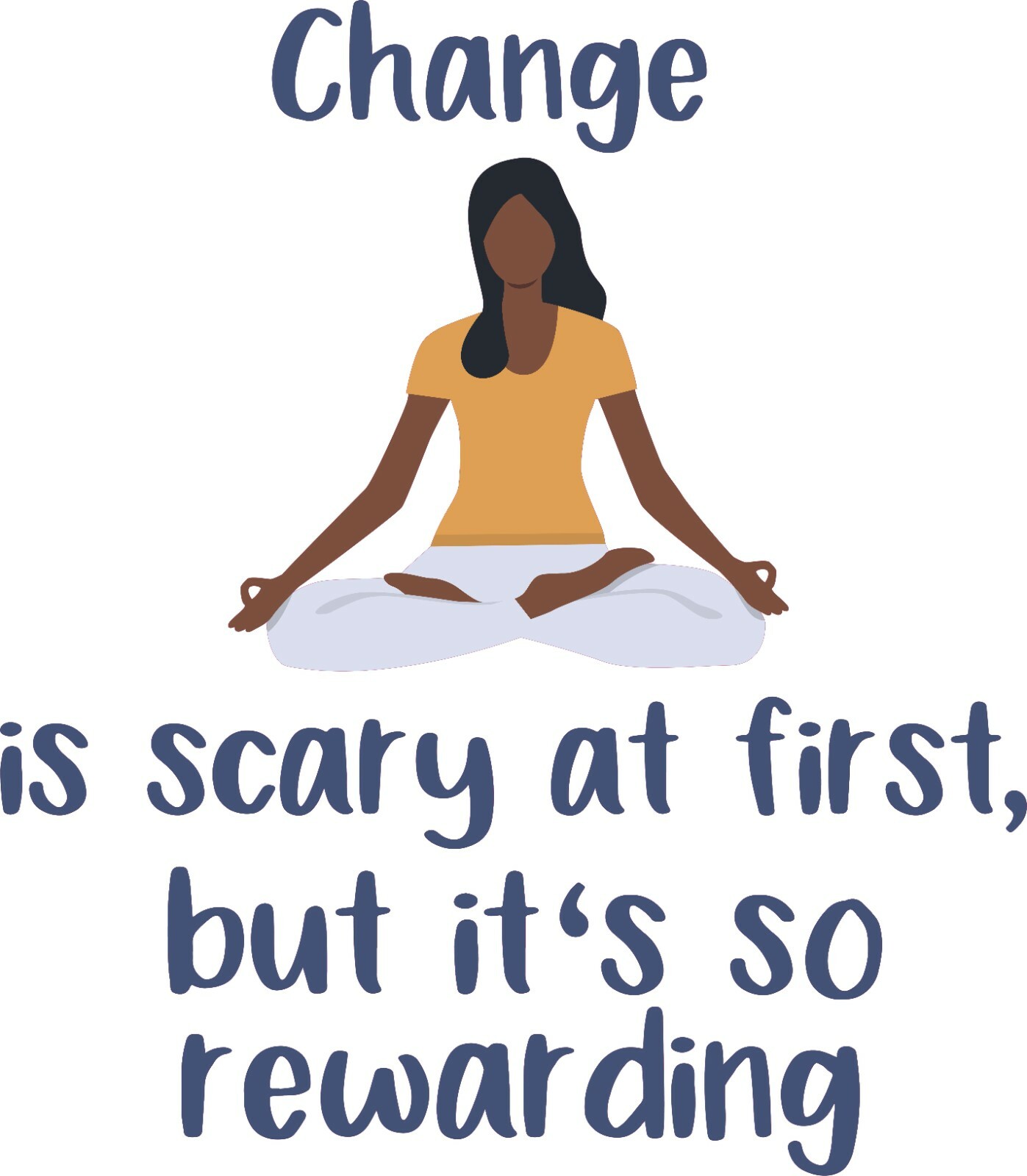 Vinyl Yoga Meditation Design Inspirational Quotes Home Wall Decal Sticker 20×22
