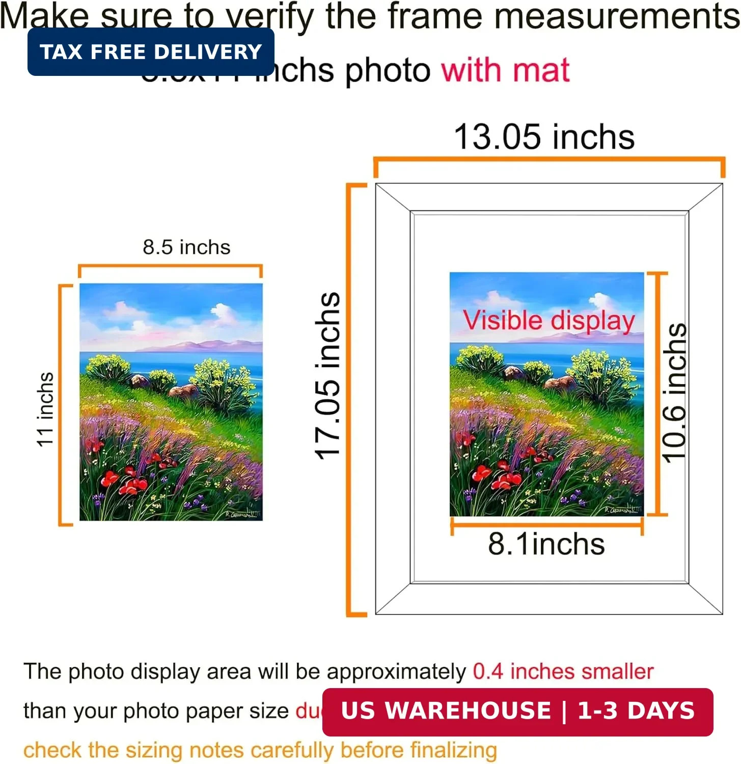 BESCRCL 12×16 Picture Frame Black Set of 6, Diamond Art Painting Frames Display