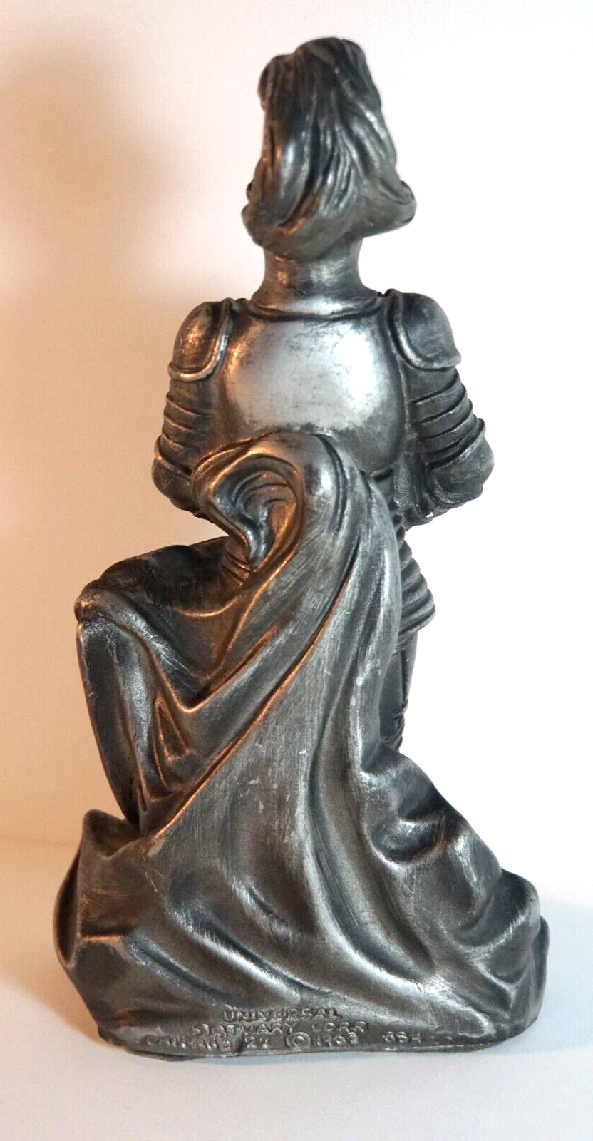Medieval Knight Resin Statue 10.5″ Tall Universal Statuary VTG 1963 Fathers Day!