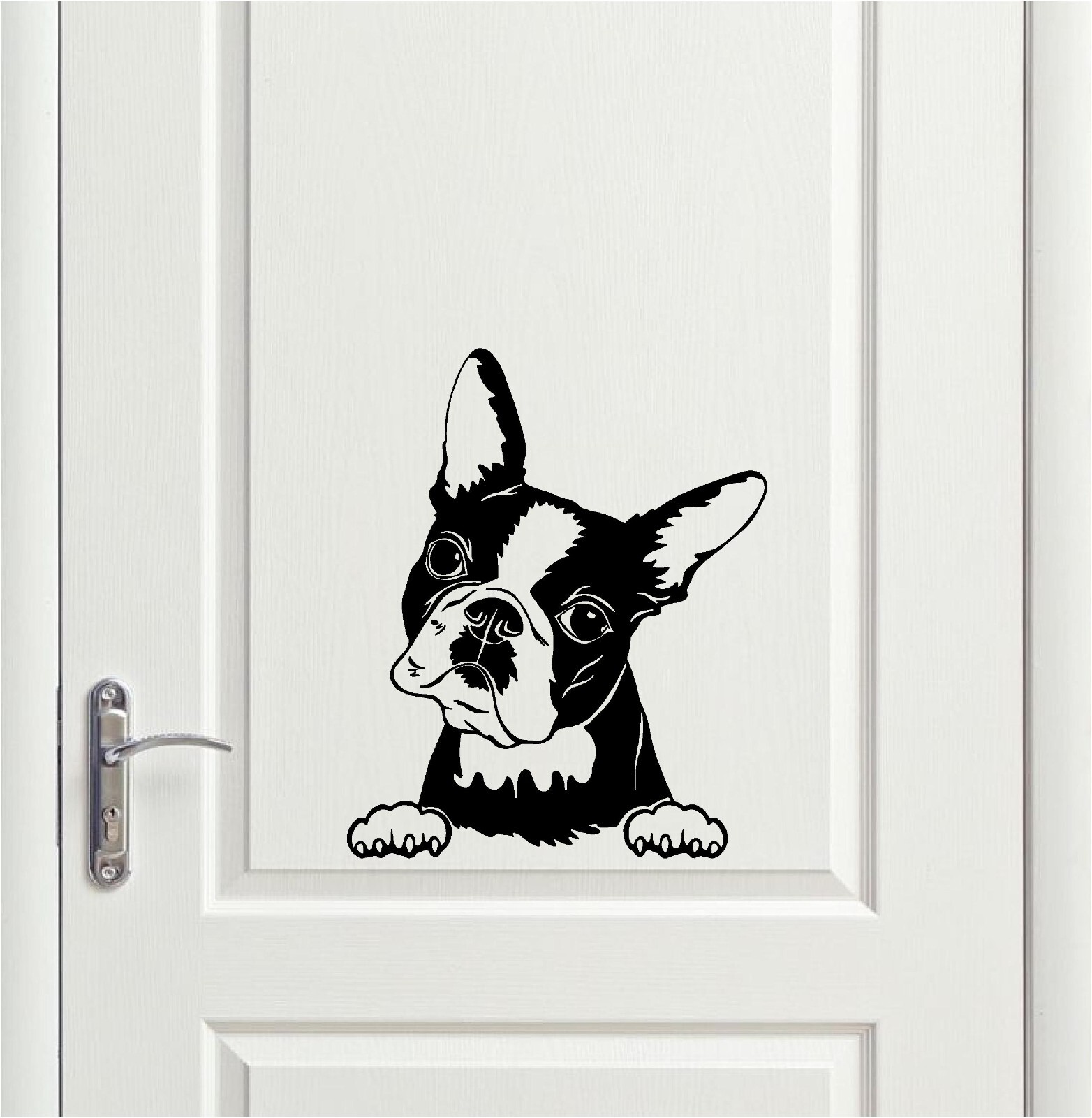 French Bulldog Decal Laptop Sticker Any Room or Office with Smooth Surface Cute