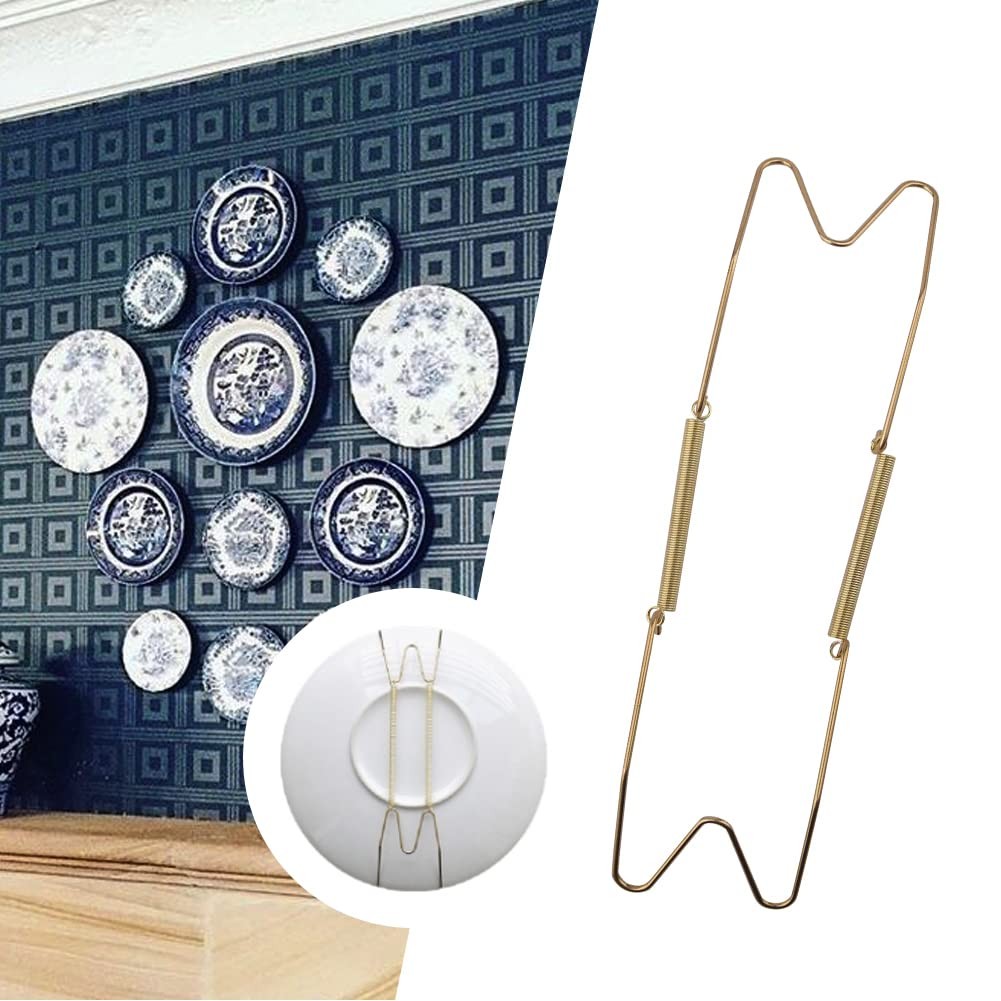 8 10 12 14 16Inch Plate Hangers for Walls Plate Dish Hangers Stainless Steel Dec