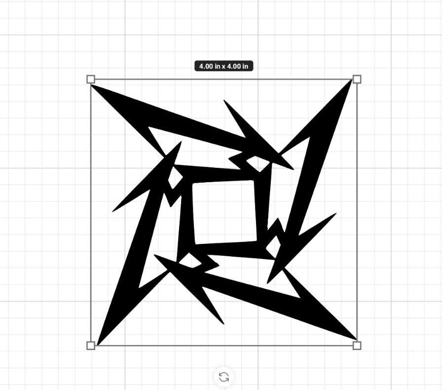 Metallica Logo 4″ Wide Diecut Custom Vinyl Decal Sticker, Vintage!