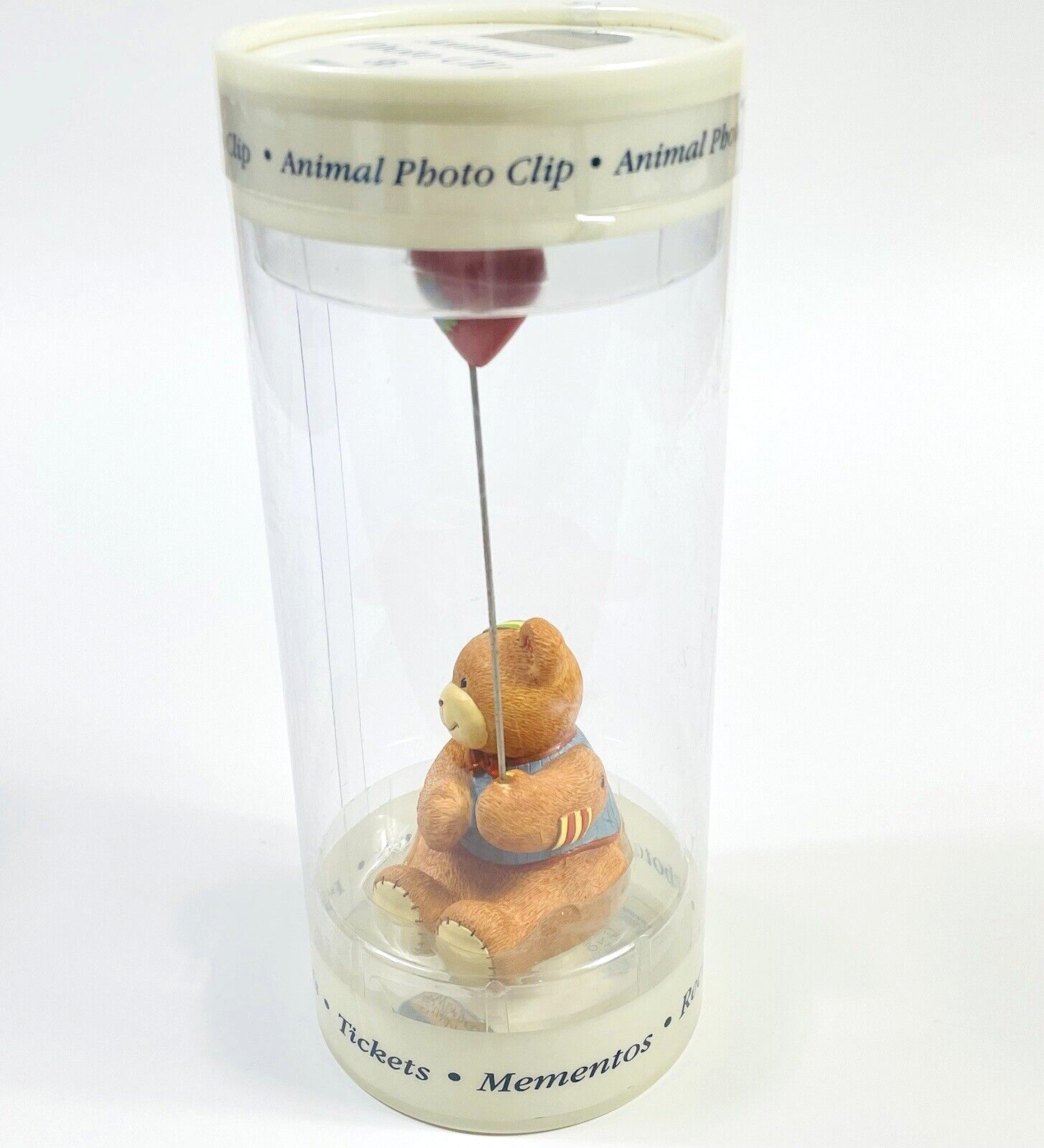 Burnes of Boston Teddy Bear Animal Photo, Recipe, Post Card Clip by Susan Winget