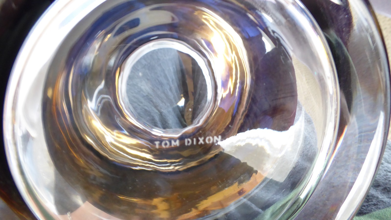 TOM DIXON Medium Tank Vase Clear Transparent & Copper TKSO01 Made Poland READ @@